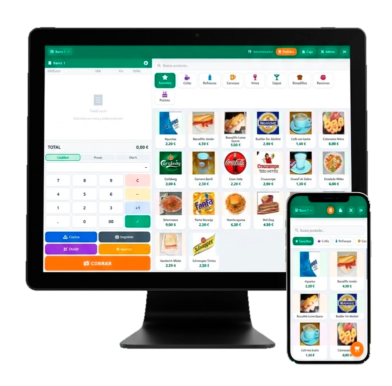 TPV Hosteleria multidispositivo